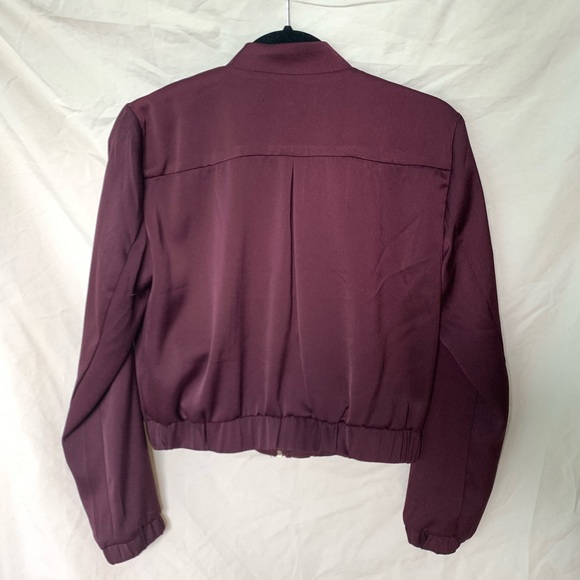 Dynamite Satin Bomber Jacket - Picture 3 of 5